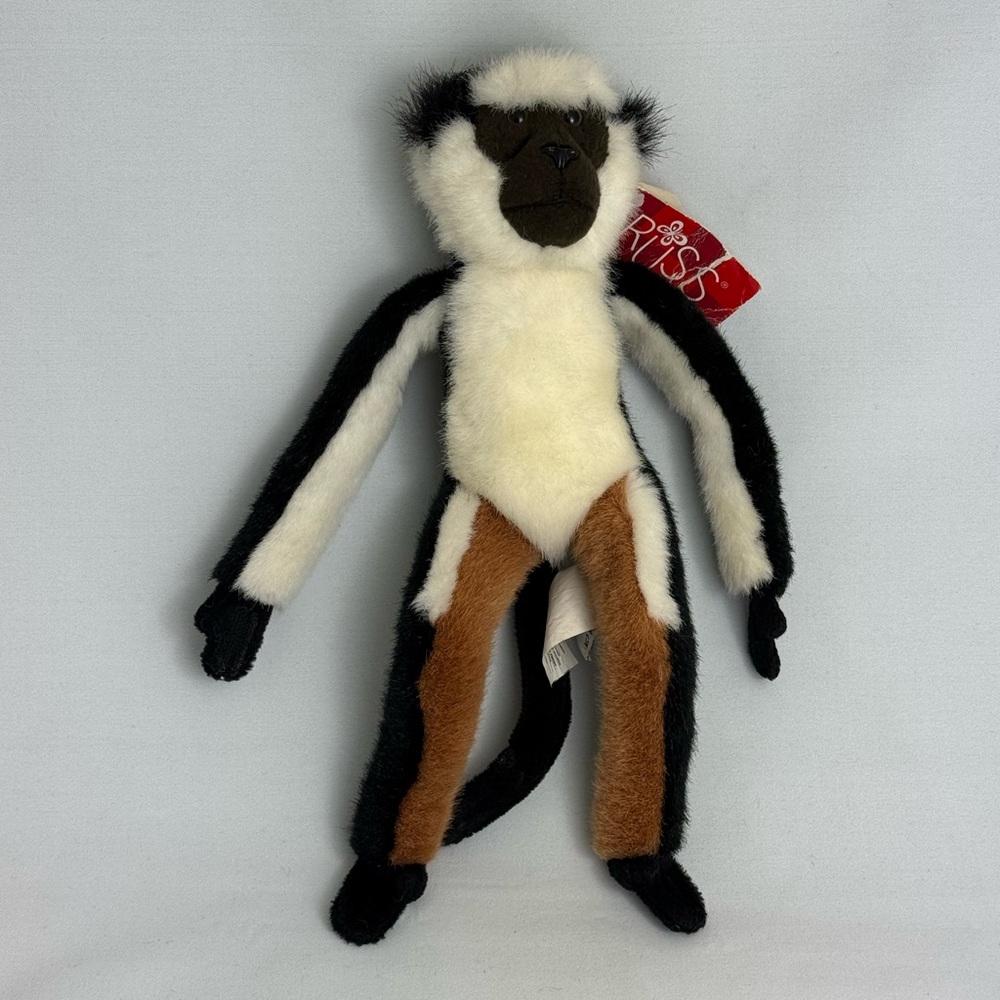 Vintage Russ Berrie Bahiyah Diana Monkey Jungle Express Plush NWT